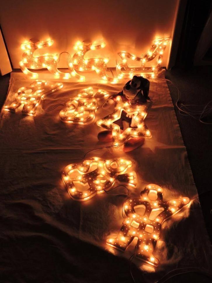 Vive Noël PRIX MINI ! 2 guirlandes blanches différentes, Divers, Noël, Utilisé, Enlèvement ou Envoi