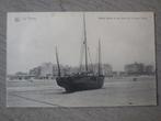 Postkaart De Panne Vissersboot op strand, Ophalen of Verzenden, Voor 1920, Ongelopen, West-Vlaanderen
