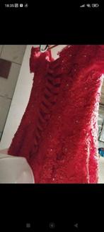 Robe de mariée rouge, Danaé, Taille 38/40 (M), Rouge, Sous le genou