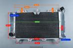 Radiateur Koeler AVDB KAWASAKI ZZR 600 / ZX600 1993 - 2004, Motoren, Ophalen of Verzenden, Nieuw