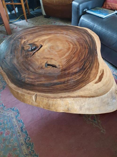 Suar Salontafel - Prachtige boomstam als salontafel, Huis en Inrichting, Tafels | Salontafels, Ophalen