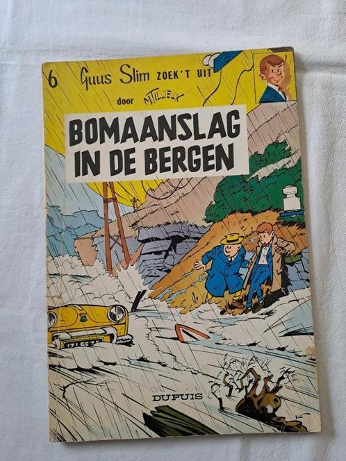 Guus Slim, Bomaanslag in de Bergen, 1ste druk, goede staat, Boeken, Stripverhalen, Gelezen, Eén stripboek, Verzenden