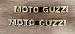 Twee vintage Moto GUZZI emblemen, Motoren, Accessoires | Overige, Ophalen of Verzenden, Gebruikt