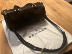 Delvaux Lily MM in cashemire ! Nieuwstaat !, Handtassen en Accessoires, Tassen | Damestassen, Ophalen, Zo goed als nieuw, Zwart