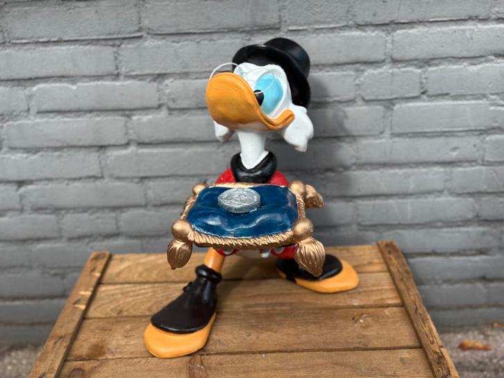 Disney beeld Dagobert Duck, Verzamelen, Disney, Gebruikt, Beeldje of Figuurtje, Overige figuren, Ophalen