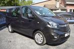 Opel Vivaro 1.6CDTi, 2016, 117.000km, Airco, Dubbel Cabine,, Zwart, Bedrijf, Parkeersensor, Zwart