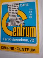 F: sticker Deurne café Centrum, Ophalen of Verzenden, Zo goed als nieuw, Bedrijf of Vereniging