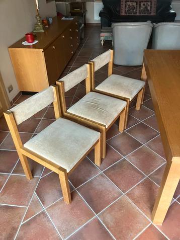 Mid century modern tafel + 6stoelen beschikbaar voor biedingen
