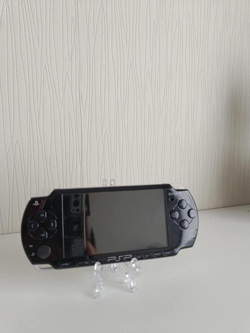 PSP-2004, Piano Black (custom firmware), Games en Spelcomputers, Spelcomputers | Sony PSP, Gebruikt, PSP Slim, Zwart, Ophalen of Verzenden