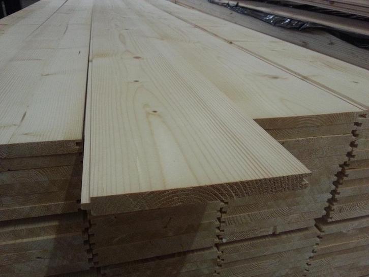 Vuren Vloerdelen - 20/185 - Bezorgd of Afhalen, Doe-het-zelf en Bouw, Hout en Planken, Nieuw, Plank, Vuren, 300 cm of meer, Minder dan 25 mm