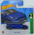 Hotwheels Tesla Model Y (blauw), Hobby & Loisirs créatifs, Hotweels, Voiture, Enlèvement ou Envoi, Neuf