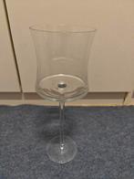 Glazen vaas op poot 47 hoog en 12 breed, Huis en Inrichting, Ophalen