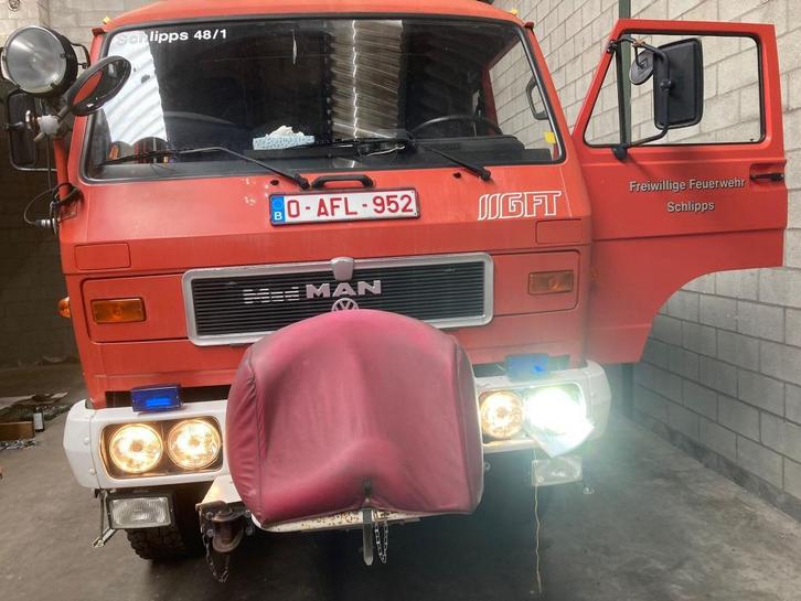 MAN FAE 8.136 4x4, Auto's, Oldtimers, Particulier, 4x4, Radio, Trekhaak, USB, Overige merken, Diesel, Overige carrosserie, 4 deurs