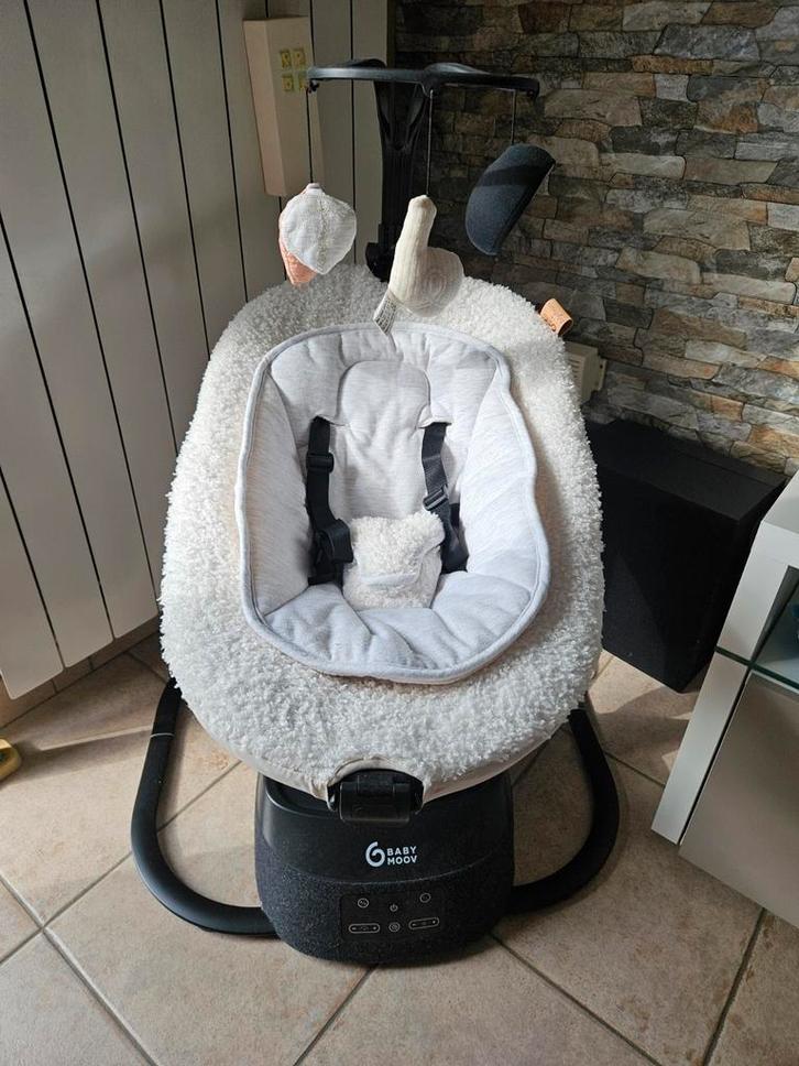 Balancelle électrique Babymoov, Kinderen en Baby's, Wipstoeltjes, Zo goed als nieuw, Verstelbaar, Ophalen