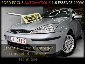 FORD FOCUS AUTOMATIQUE 1.6 I GHIA ‼️GARANTIE 1 AN CTOK‼️ beschikbaar voor biedingen