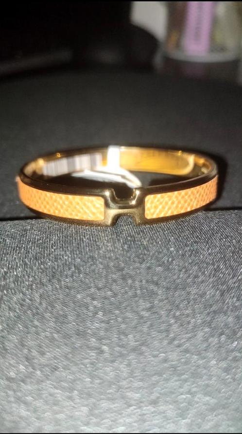 Hermes Olympe Bracelet gold, Handtassen en Accessoires, Armbanden, Nieuw, Goud, Bruin, Ophalen of Verzenden