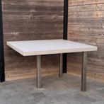 Tafel met granieten blad, Huis en Inrichting, Tafels | Eettafels, Ophalen, Gebruikt, Vierkant