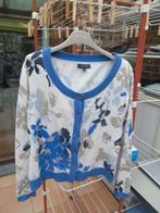 Gileetje bloemenprint blauw Terre Bleue mt 44, Kleding | Dames, Maat 42/44 (L), Ophalen of Verzenden, Zo goed als nieuw, Terre Bleue