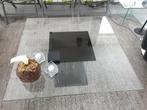 Glazen salontafel, Huis en Inrichting, Tafels | Salontafels, 50 tot 100 cm, Glas, 100 tot 150 cm, Modern