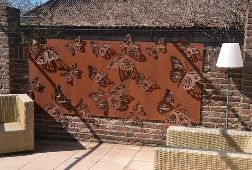 Tuinscherm tuinpaneel Cortenstaal, Tuin en Terras, Tuinschermen, Nieuw, Staal, Ophalen
