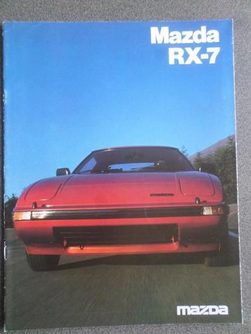 Mazda RX-7 Facelift ROOD 01-1981 brochure beschikbaar voor biedingen
