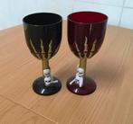 Halloween - glazen in harde plastiek, Hobby en Vrije tijd, Feestartikelen, Ophalen, Zo goed als nieuw, Versiering