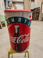 Coca-Cola prullenbak zitbak metaal, Comme neuf, Enlèvement ou Envoi