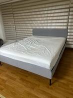 Lit avec matelas ikea, 160 cm, 220 cm, Zo goed als nieuw, Tweepersoons