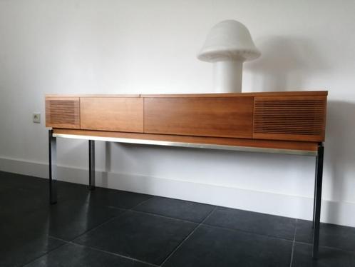 Vintage Philips audiomeubel, jaren 60 retro kast, Antiek en Kunst, Kunst | Designobjecten, Ophalen