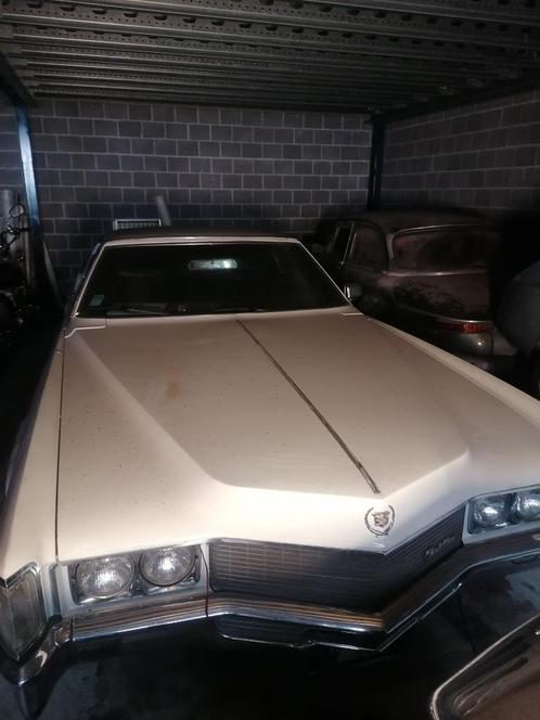 cadillac eldorado, Auto's, Oldtimers, Particulier, Airconditioning, Radio, Cadillac, Benzine, Coupé, 2 deurs, Automaat, Wit, Blauw