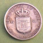 1959 1 franc Congo belge, Postzegels en Munten, Munten | België, Metaal, Losse munt, Verzenden