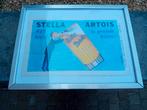 Kader met affiche stella artois, Verzamelen, Biermerken, Ophalen, Zo goed als nieuw, Stella Artois