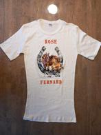 witte t-shirt dames paarden maat M, Comme neuf, Manches courtes, Wifar, Taille 38/40 (M)