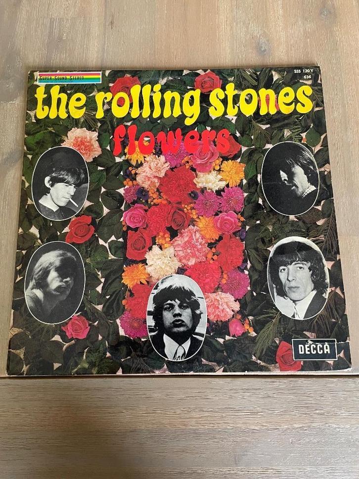 LP THE ROLLING STONES FLOWERS, Cd's en Dvd's, Vinyl | Rock, Gebruikt, Ophalen