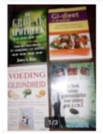 4 BOEKEN OVER GEZONDHEID & VOEDING & DIEET  V 6 €, Boeken, Ophalen of Verzenden