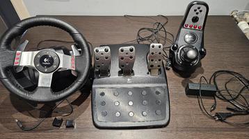 Logitech G27 (wiel + pedalen + shifter), Enlèvement, Utilisé