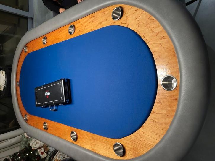 pokertafel en pokerset copag, Hobby en Vrije tijd, Gezelschapsspellen | Kaartspellen, Nieuw, Vijf spelers of meer, Ophalen