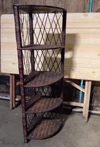 rieten / rotan hoekrek, Huis en Inrichting, Woonaccessoires | Etagères, Ophalen, Gebruikt