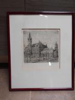 Kader met tekening St. Niklaas - Gesigneerd, Antiek en Kunst, Ophalen