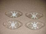 4 glazen schaaltjes, Huis en Inrichting, Ophalen of Verzenden, Nieuw, Glas, Schaal of Schalen