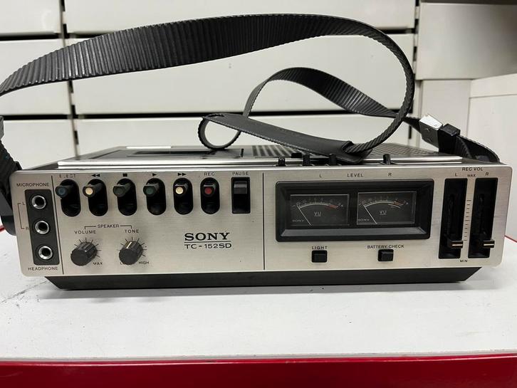 Sony TC-152SD — Vintage cassetterecorder uit de jaren 70, Audio, Tv en Foto, Cassettedecks, Sony, Ophalen