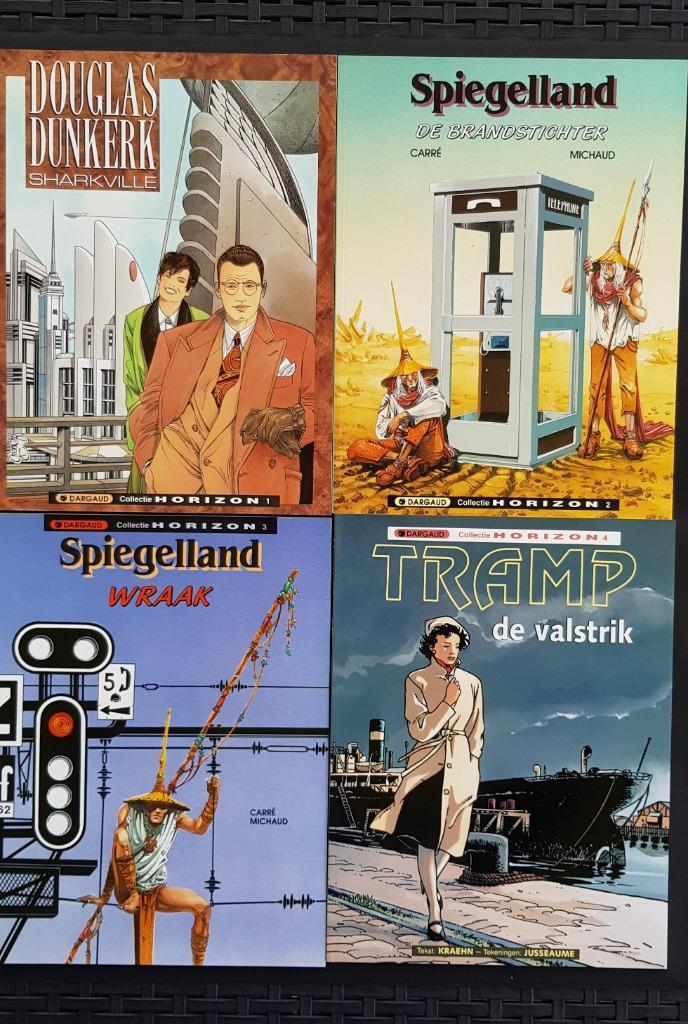 Strips collectie Tramp, Fabien M Spiegelland Duglas Spiegell, Boeken, Stripverhalen, Zo goed als nieuw, Meerdere stripboeken, Ophalen