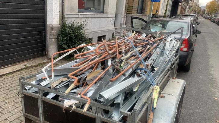 Ophaling oud ijzer schroot oud papier enzv, Doe-het-zelf en Bouw, Metalen, Zo goed als nieuw, Ophalen
