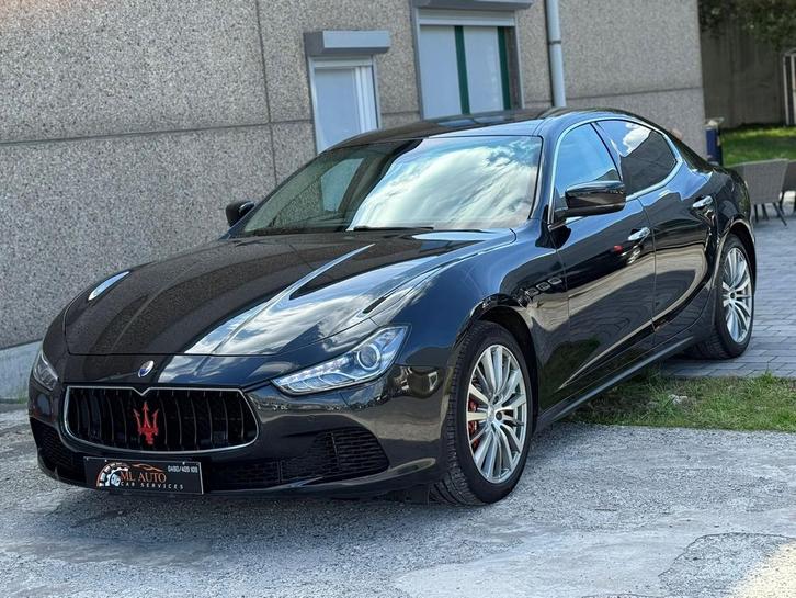 Maserati Ghibli 3.0 V6 S 1Main Faible Km Gps Xénon Cuir, Auto's, Maserati, Bedrijf, Te koop, Ghibli, ABS, Airbags, Airconditioning