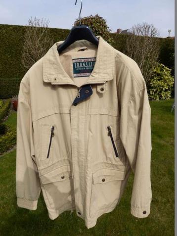 Heren zomerjas - ruime Maat 46 - lichtgele/beige kleur beschikbaar voor biedingen
