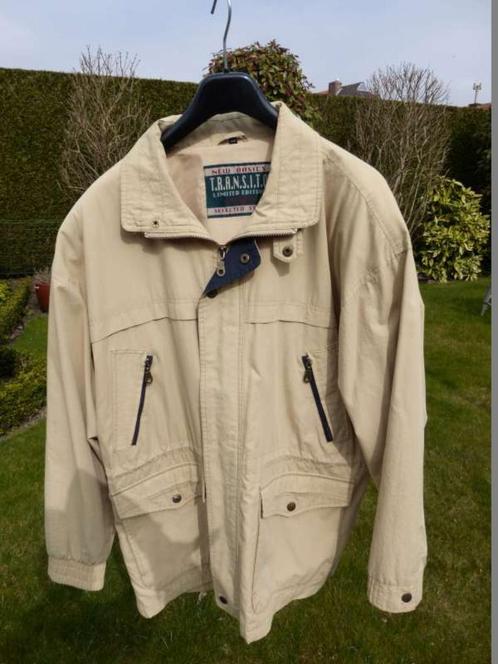 Heren zomerjas - ruime Maat 46 - lichtgele/beige kleur, Kleding | Heren, Jassen | Zomer, Zo goed als nieuw, Maat 46 (S) of kleiner