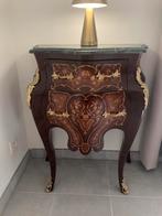 Bijzettafeltje met graniet blad., Huis en Inrichting, Kasten | Ladekasten, Ophalen, Zo goed als nieuw