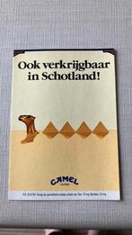 Oude postkaart sigaretten merk Camel, Enlèvement, 1980 à nos jours, Non affranchie, Flandre Occidentale