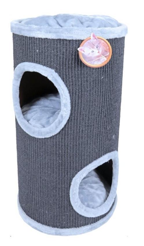 Kattenklimton Sisal 2gaats Zwart-Grijs, Dieren en Toebehoren, Katten-accessoires, Nieuw, Ophalen