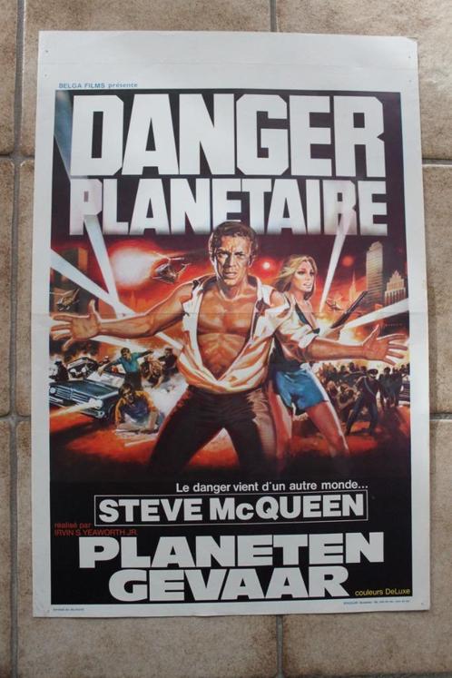 filmaffiche Steve McQueen The Blob filmposter, Verzamelen, Posters, Zo goed als nieuw, Film en Tv, A1 t/m A3, Rechthoekig Staand